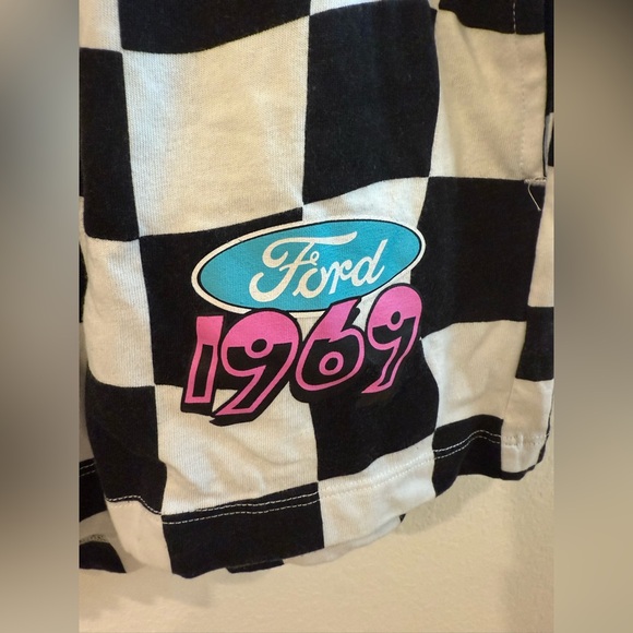FORD CHECKERED RACING SHORTS - Picture 5 of 5